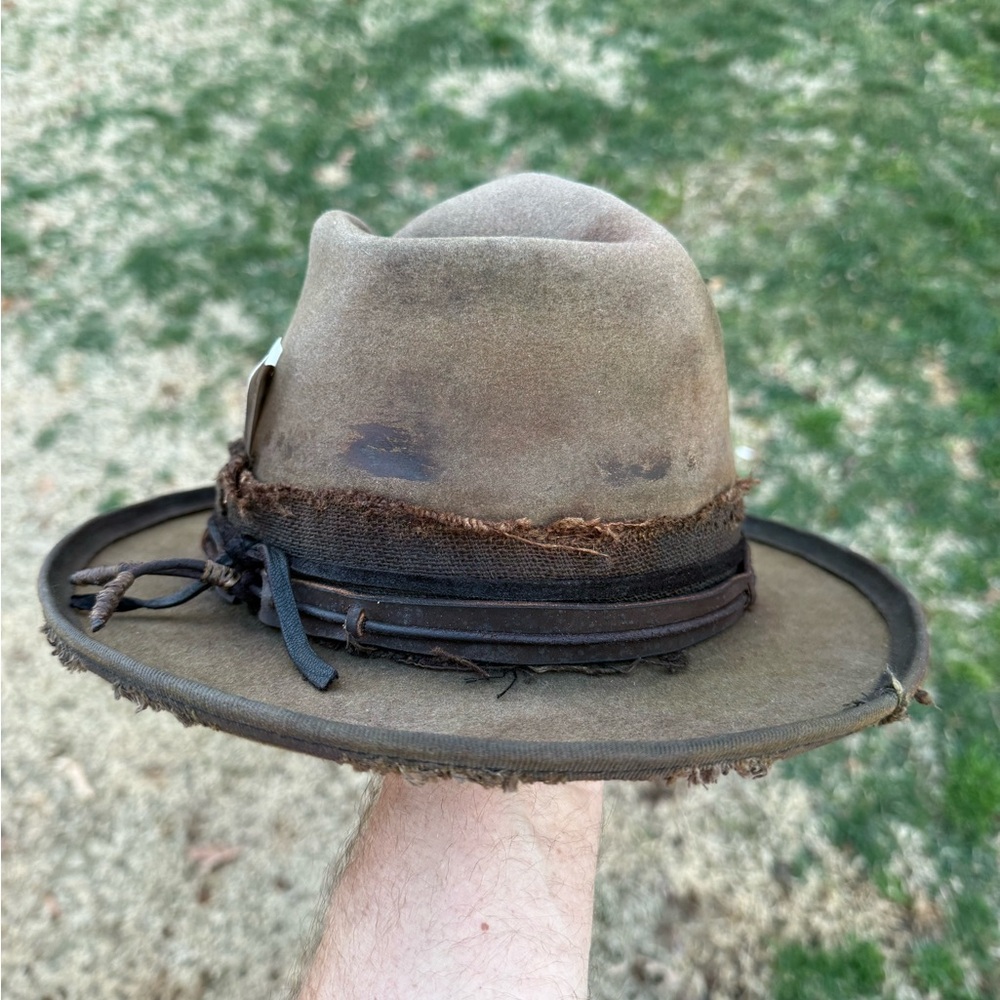 Custom Ugly Outlaw “Rude Civilian” Western Hat - Picture 7 of 12